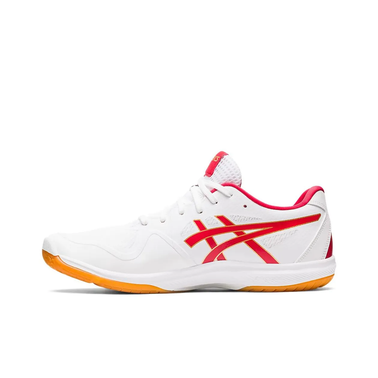 Asics Rote Referee Nb Low Top Training Shoes Unisex White Red