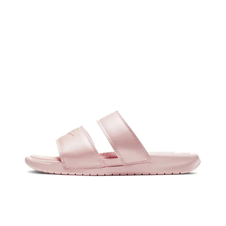 Nike Benassi Резиновая подошва противоскользящие слипоны женские розово-белые