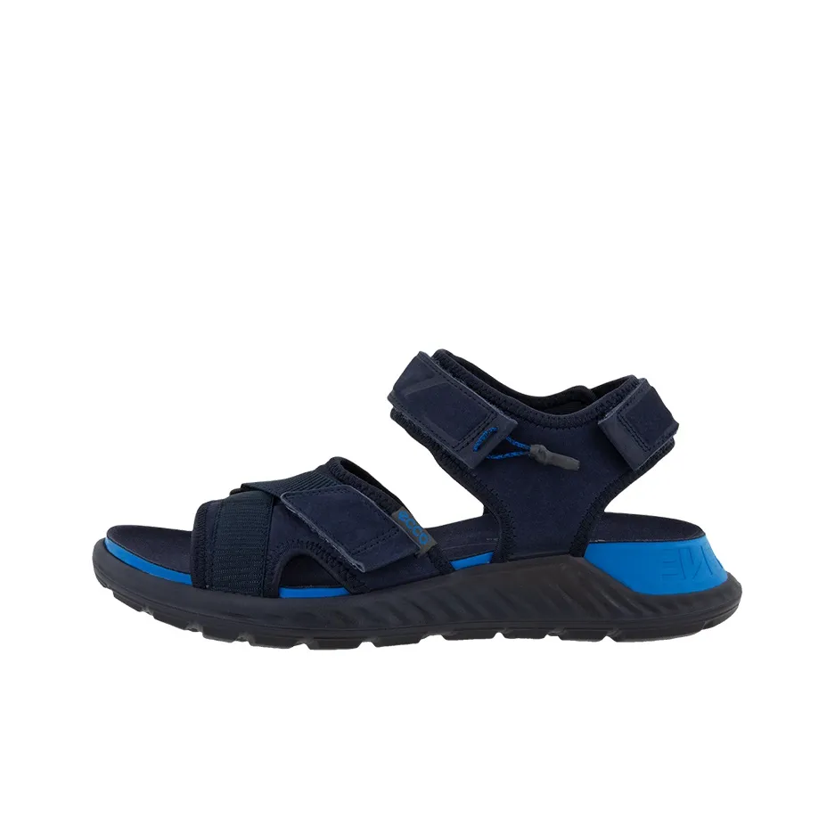 Ecco Exowrap 3Strap Stylish Sandal Men's Blue