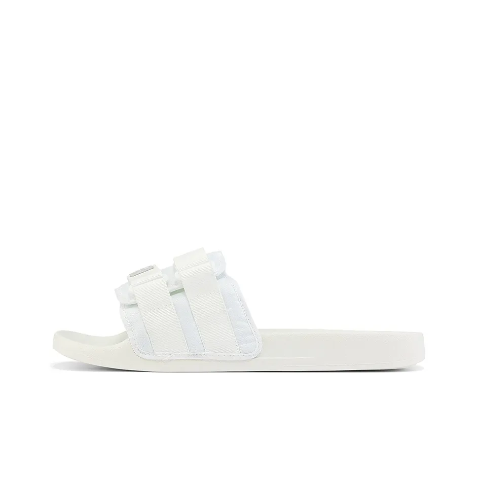 Kappa EVA Stitching Quiet Slide Slippers Unisex White