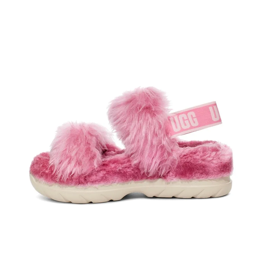 UGG Fluff Sugar Сандалии Стильные Сандалии Женские Розовые