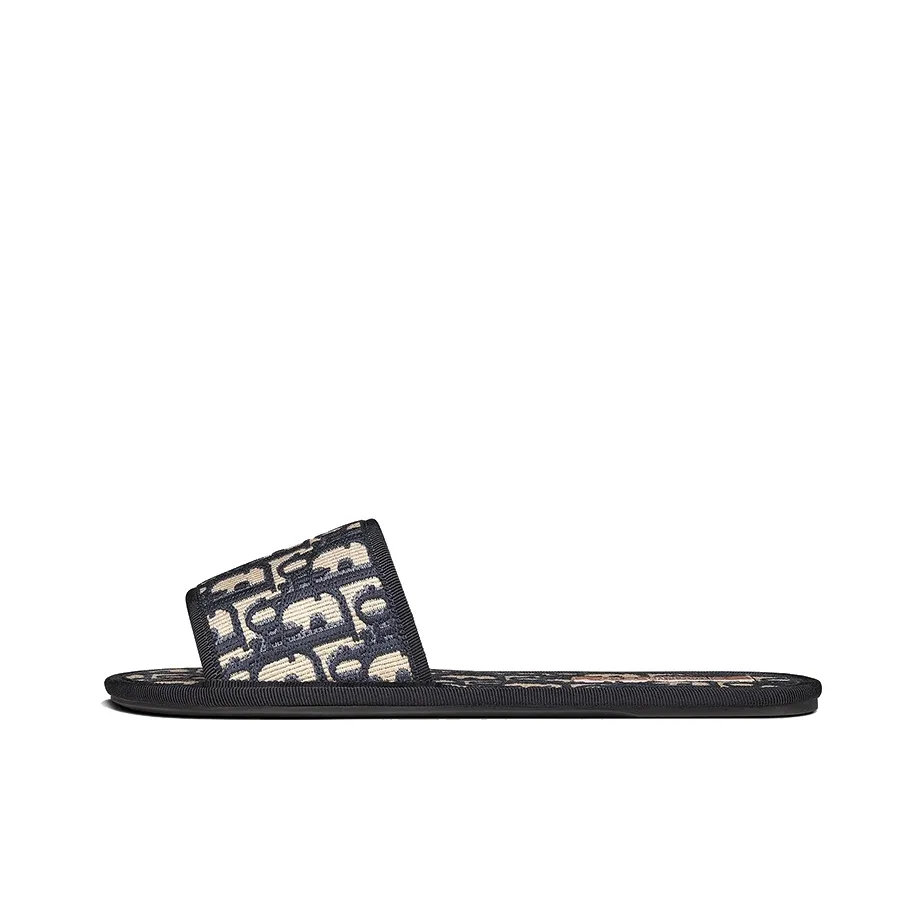 DIOR Chez Moi Sandals Deep Blue Women's
