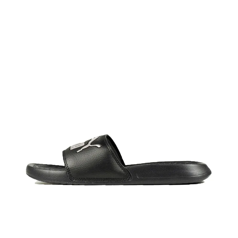 PUMA Popcat Minimalistic Casual Shoe Black Silver Women's