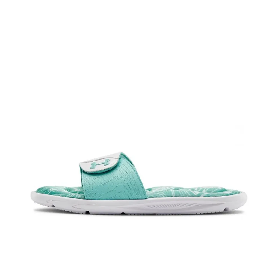 Under Armour Ignite Series Slide Slippers Women's White/Blue Color