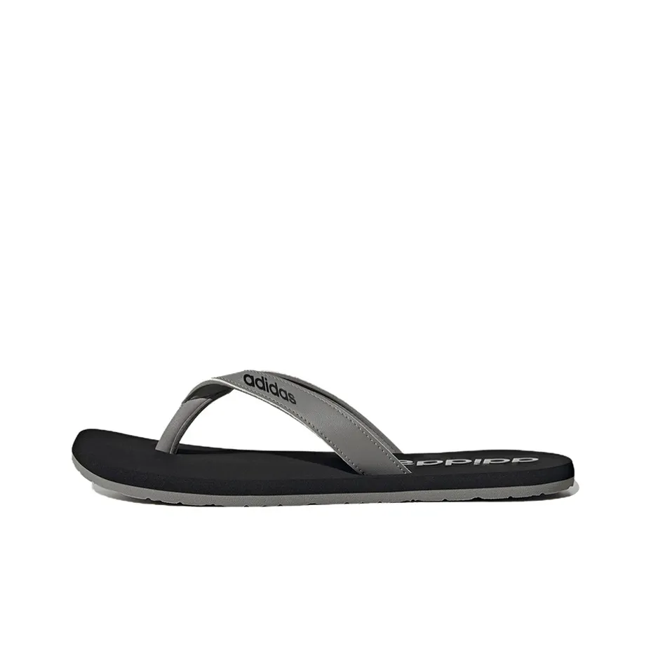 Adidas Eezay Flip Flops 'Black Grey'