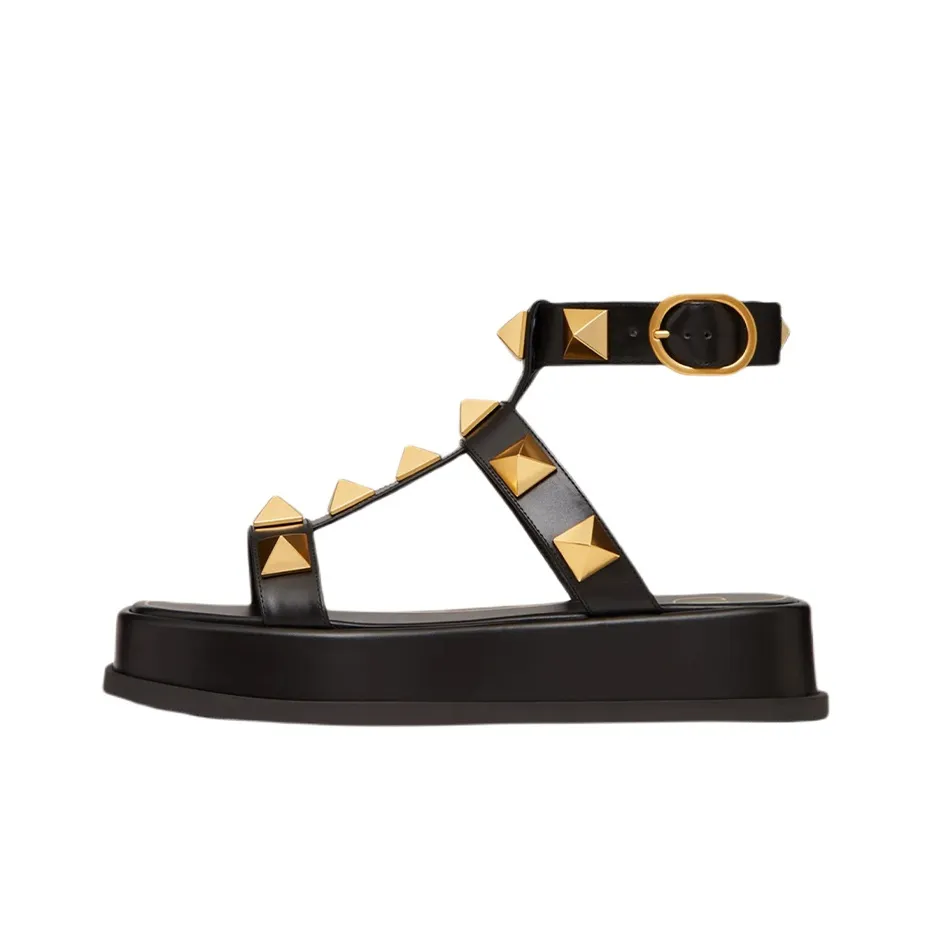 Valentino One Strap Sandals Women's Black