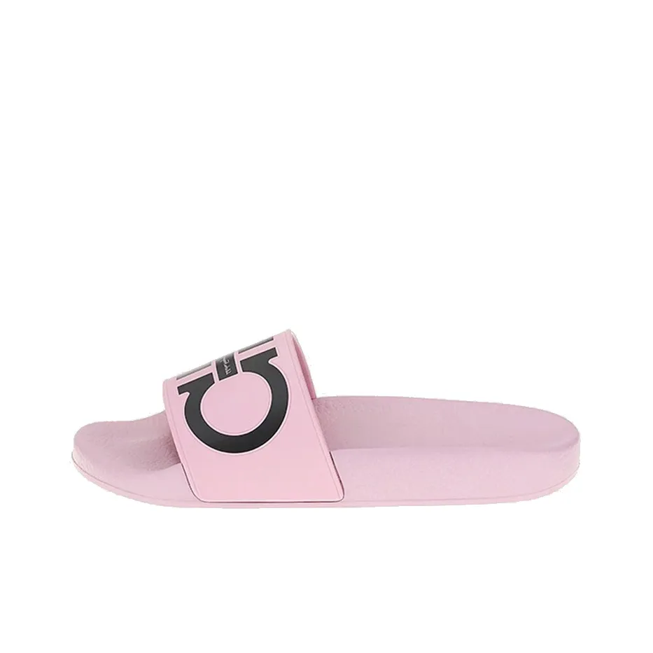 FERRAGAMO Gancini-print Pool Slides