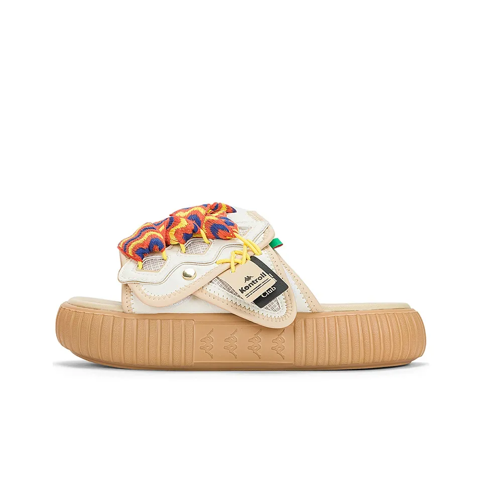 Kappa Luria Slide White Brown