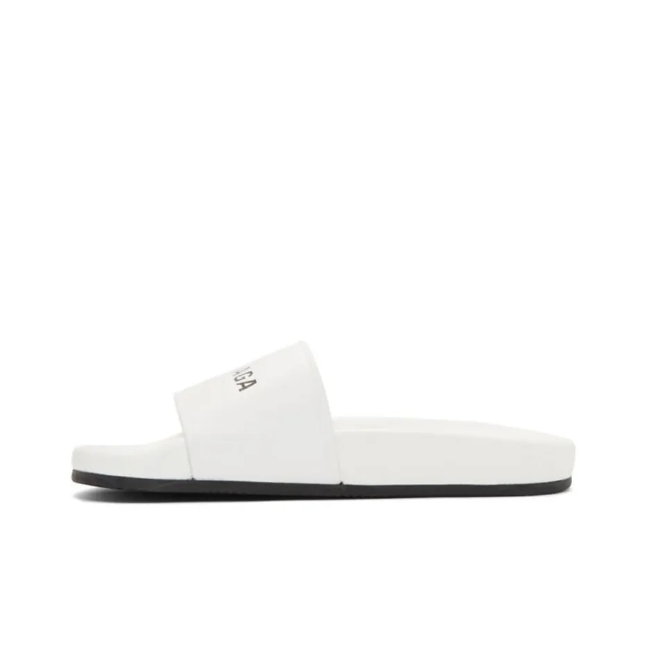 Balenciaga Classic Logo Slide 'White'
