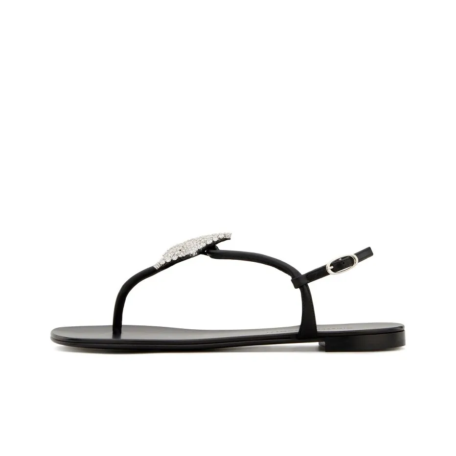 Giuseppe Zanotti GZ Hollie Звезда One Ремень Сандалии Женские Черный