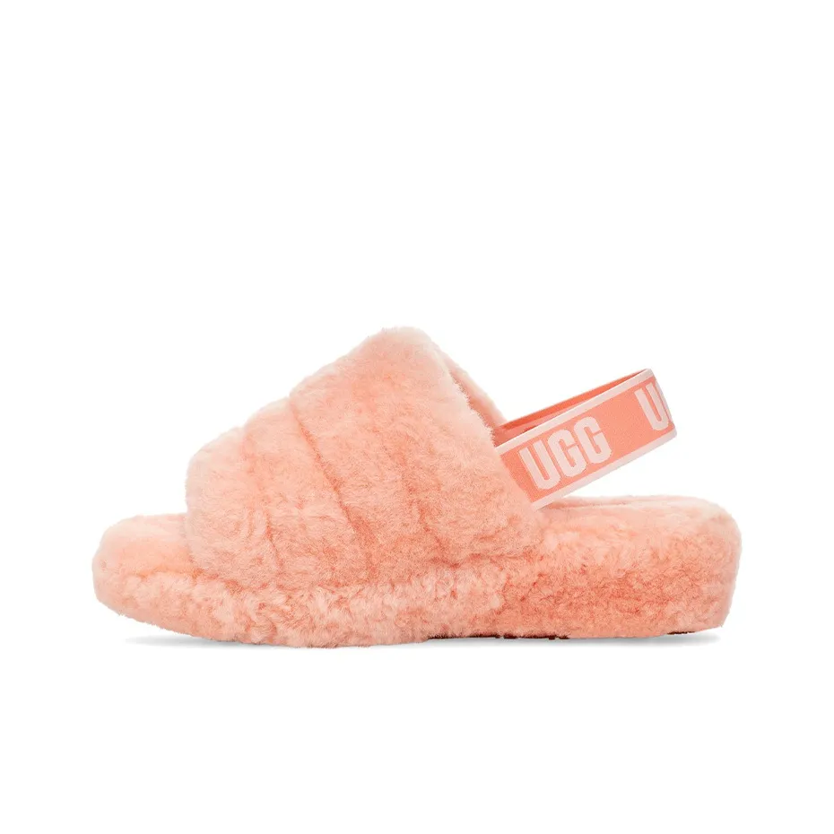 UGG FLUFF YEAH Slide Стильный Сандалии Женские Beverly Розовый