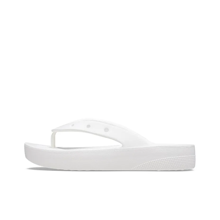 Crocs Classic Platform Flip Flop 'White' Women's