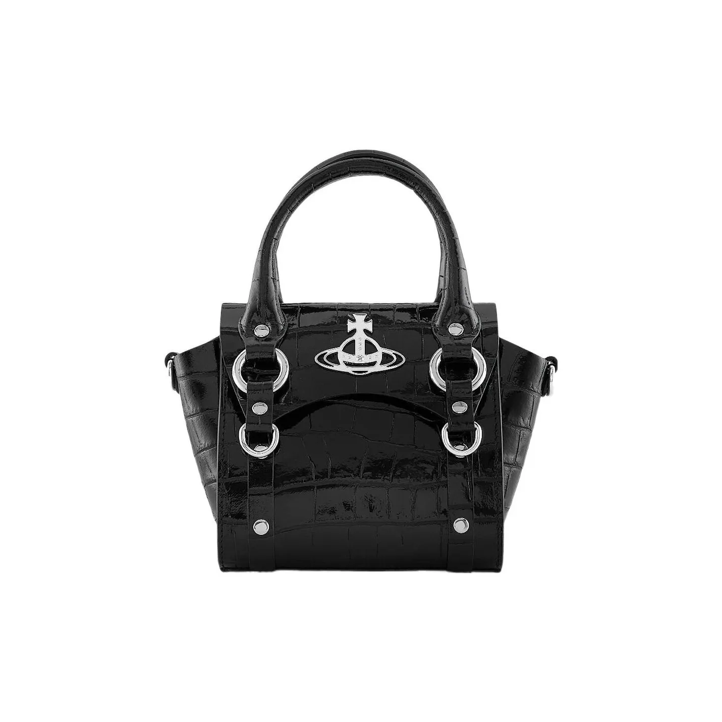 Vivienne Westwood BETTY Calfskin Shoulder Bag Crossbody Bag Handbag Mini Women's Black