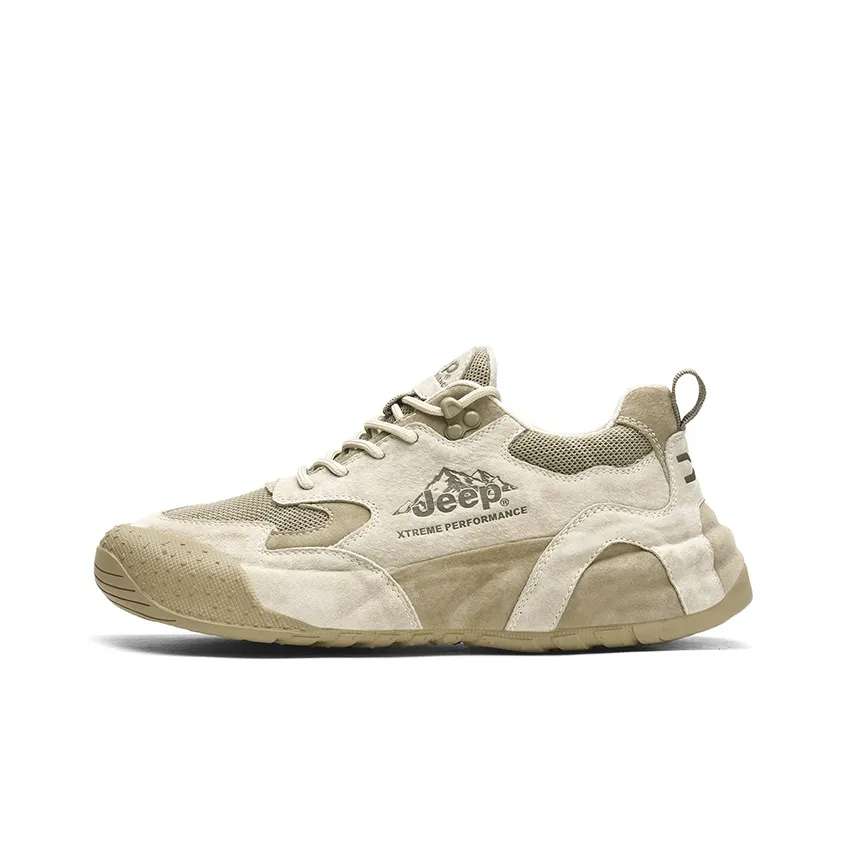 JEEP Низкий Топ Уличная Обувь Мужская Песочного Цвета