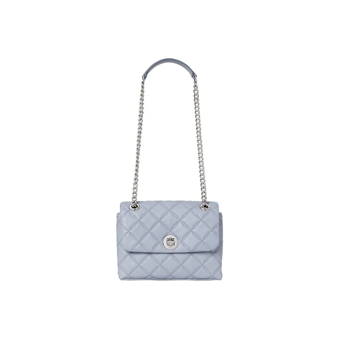 Kate Spade Natalia Кожа Конверт Сумка Плечевая Сумка Женская Стальной Синий