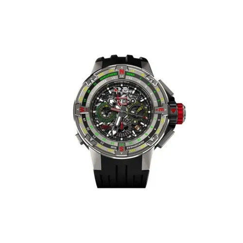 RICHARD MILLE Автоматический Механический Часы Мужские Movement 50 мм Черные