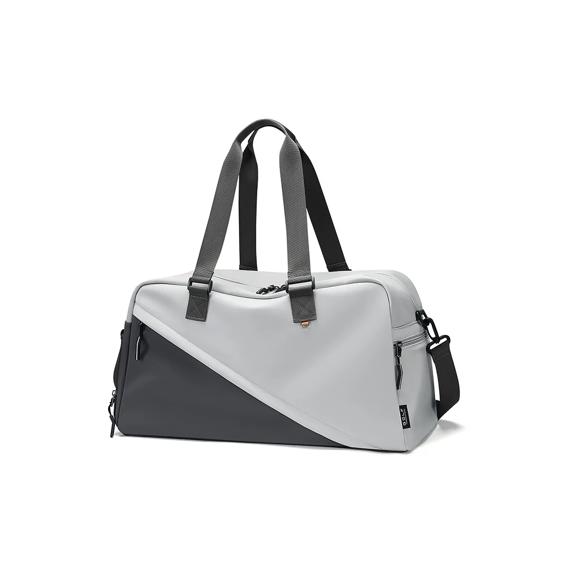 GOLF Fabric Travel Bag Large Unisex Black/Gray With White