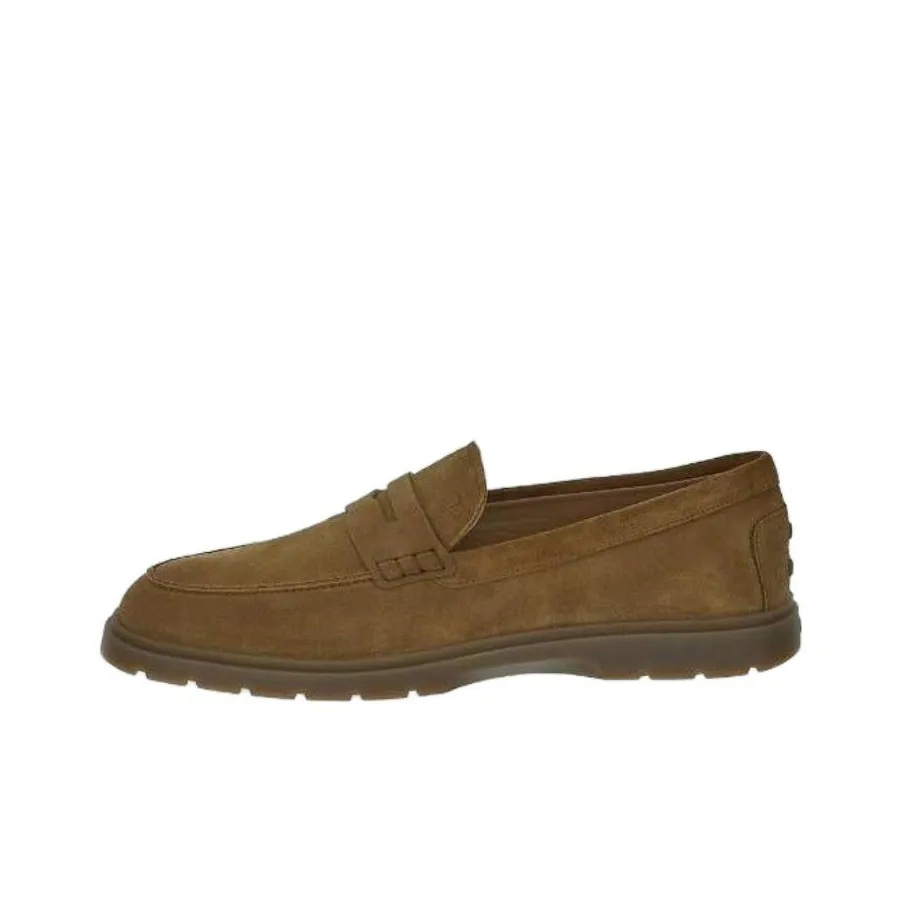 TOD'S Penny Logo Embossed Loafers