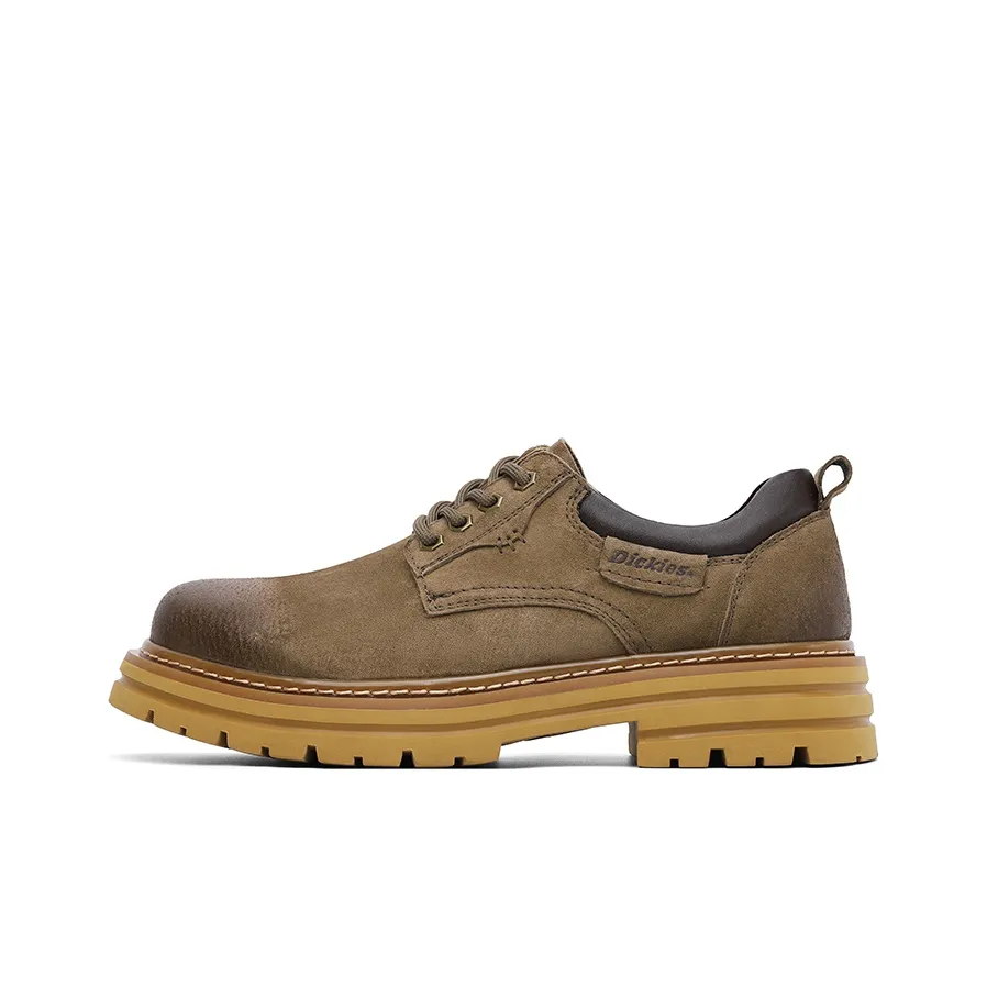 Dickies Work Boots Men Low-Top Yellow Brown/Camel