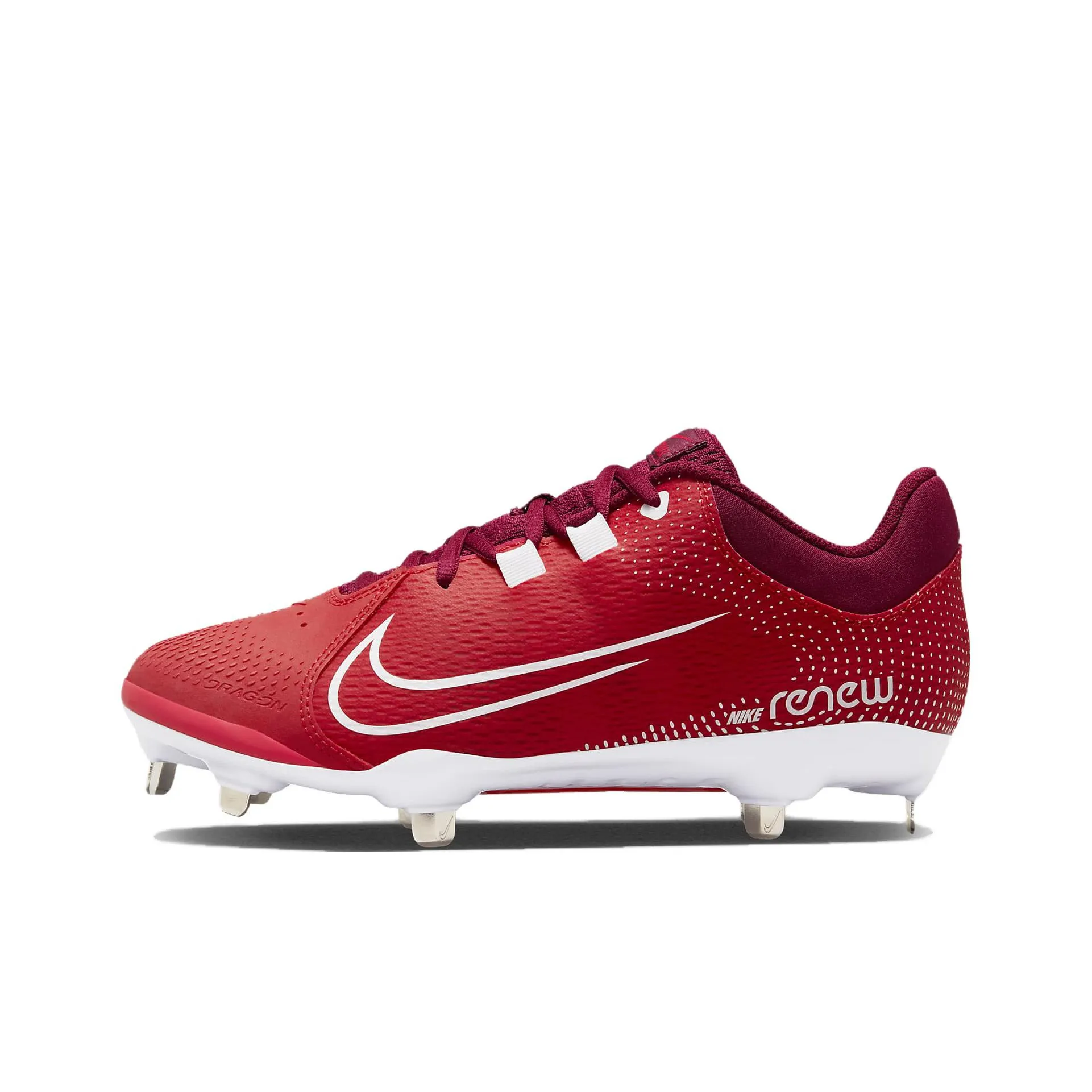 Nike Hyperdiamond 4 Shock Absorbers With Slip Resistant Features Low Top Training Shoes Women's Red