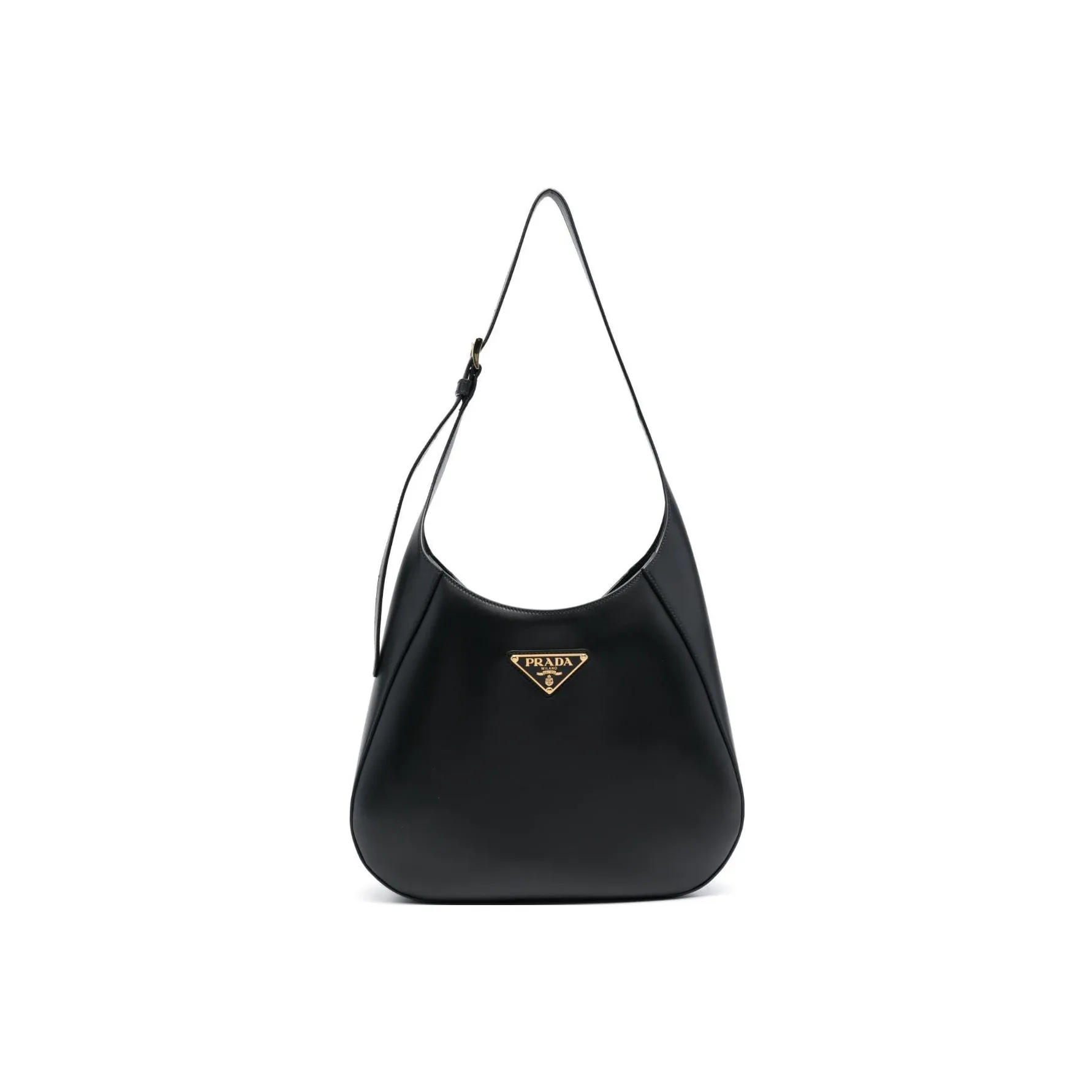 PRADA Leather Handbag, Shoulder Bag Women's Black