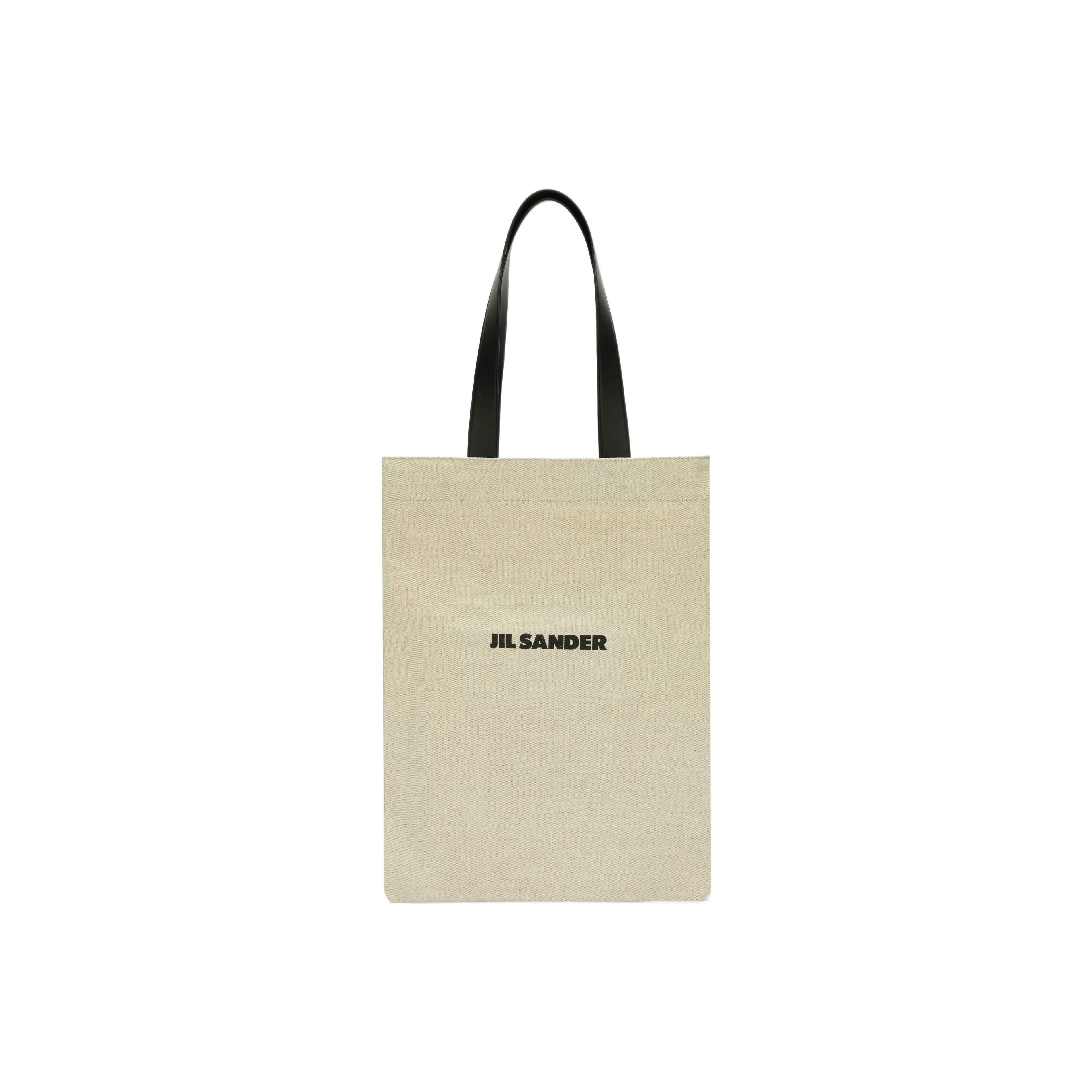 JIL SANDER Logo Printed Large Tote Bag