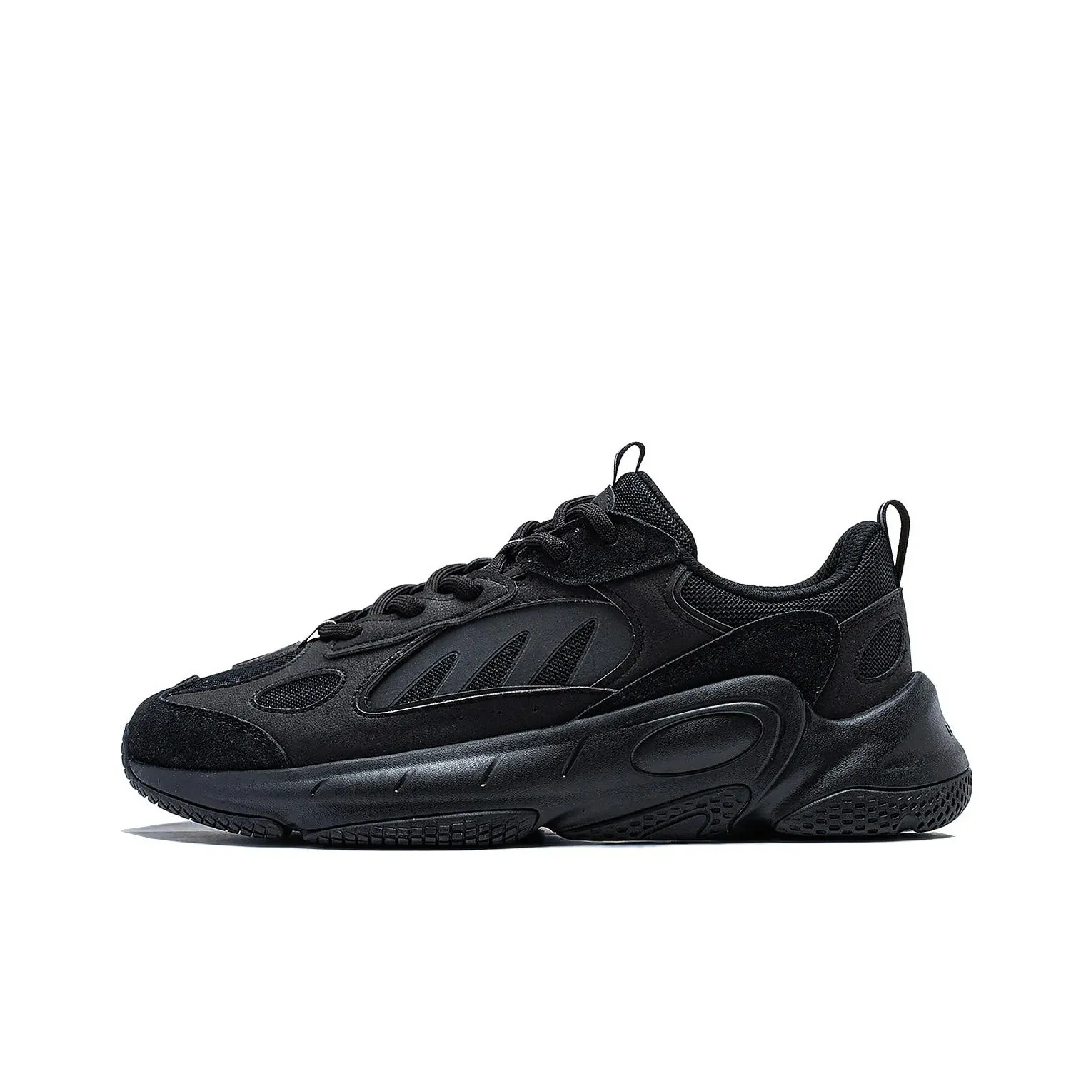 LiNing Wing Wind Abrasion Resistant Low Top Casual Shoes Men's Black