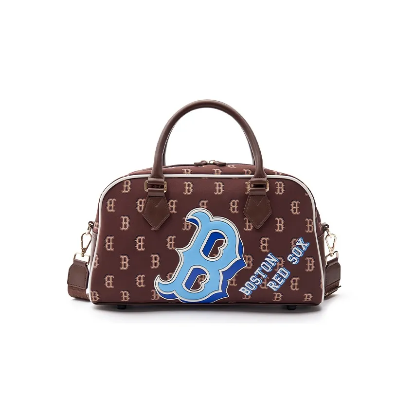 MLB Boston Red Sox Полиэстер Спортивная Сумка через плечо Сумка на одно плечо Сумка через плечо Стандартная Женская Коричневая