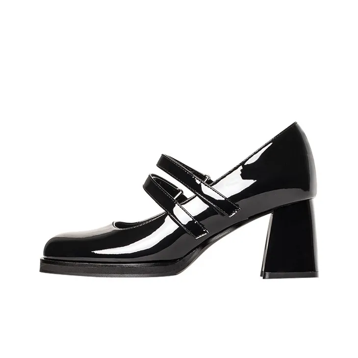 Wonderful Couple Грубый каблук Туфли Мэри Джейн 6,5 см Женские