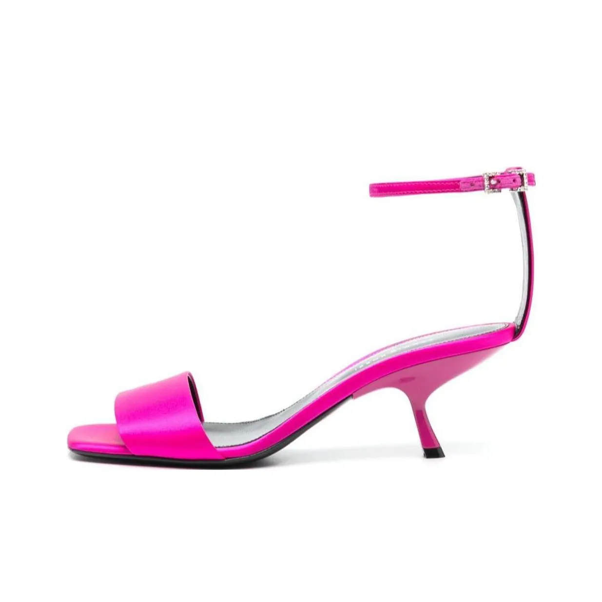 SERGIO ROSSI Satin finish 70mm Kitten heel Sandals