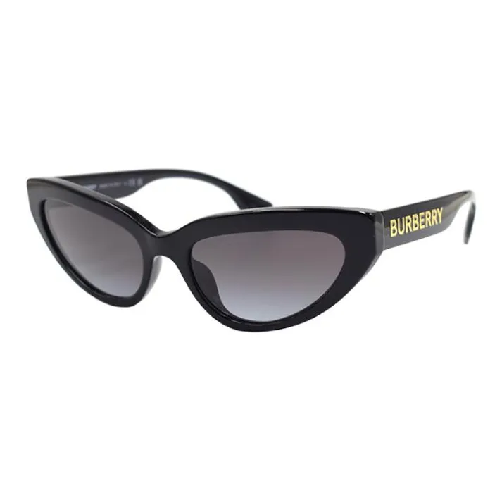 Burberry Plate Frame Irregular Shape Sunglasses Women's