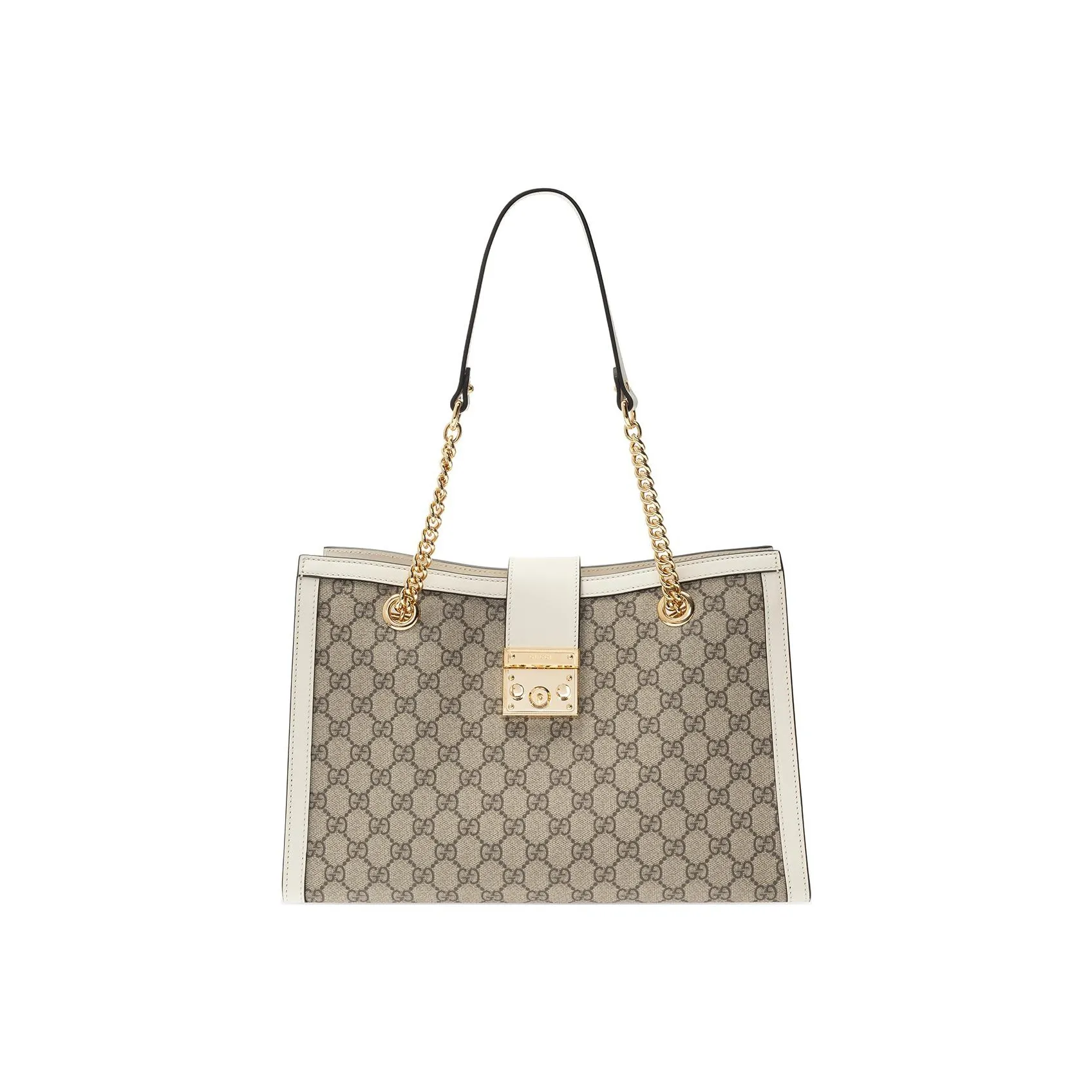 GUCCI Padlock Canvas With Leather Canvas Bag, Lock Bag, Tote Bag, Shopping Bag, Crossbody Handbag, Shoulder Bag Women's