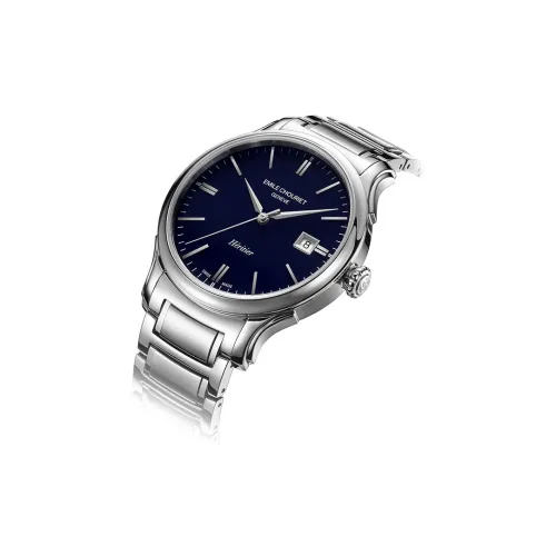 EMILE CHOURIET Автоматический Механический Движение Мужские Часы 40mm*40mm*9,65mm Синий