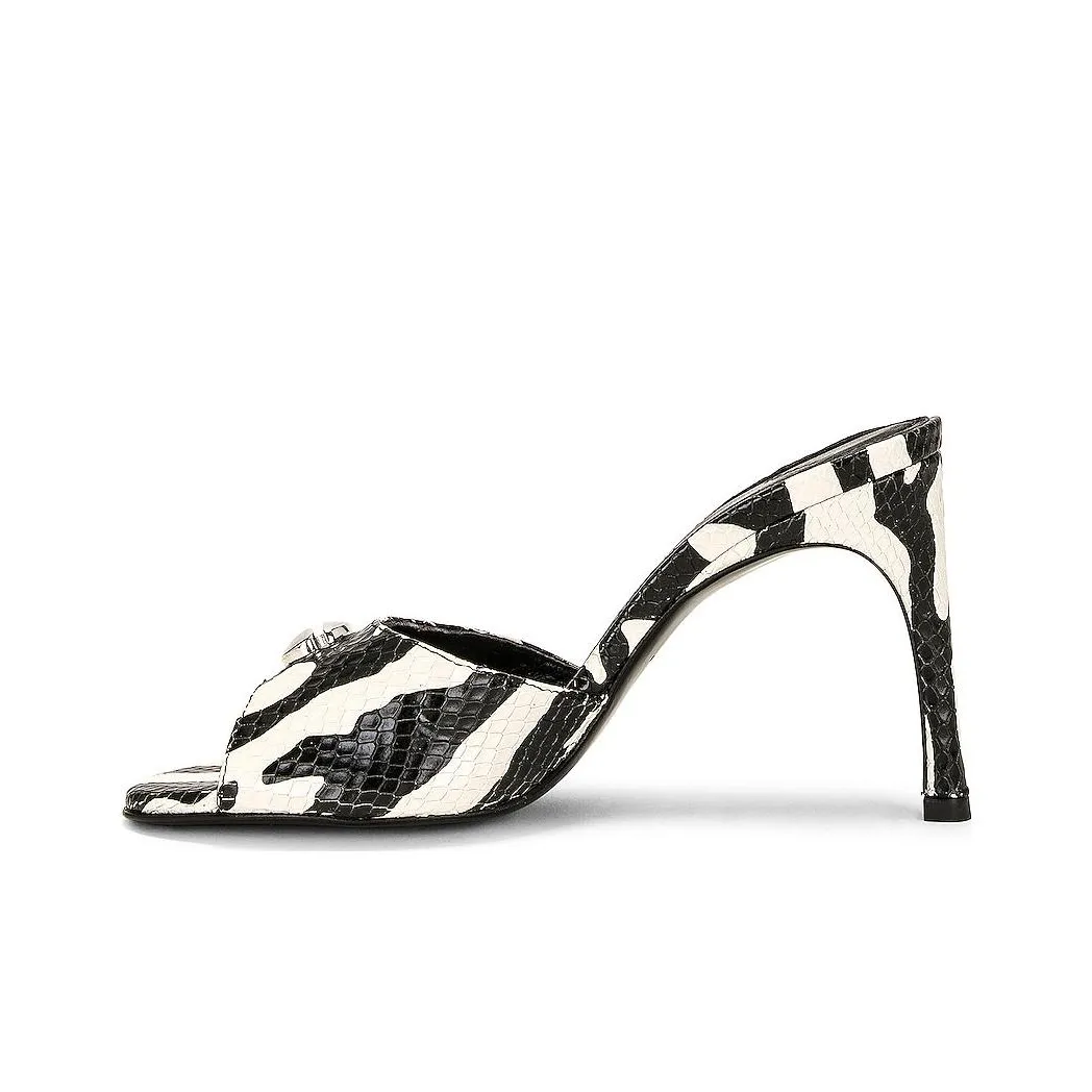COPERNI Zebra print Logo 105mm Sandals Women's