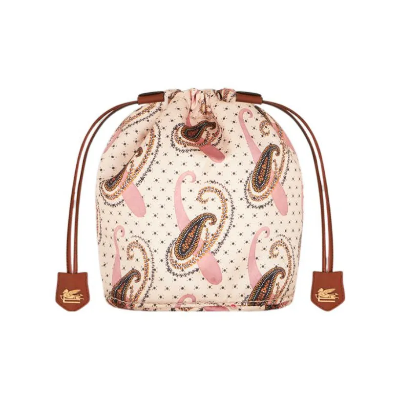 ETRO Paisley Printed Drawstring Makeup Bag