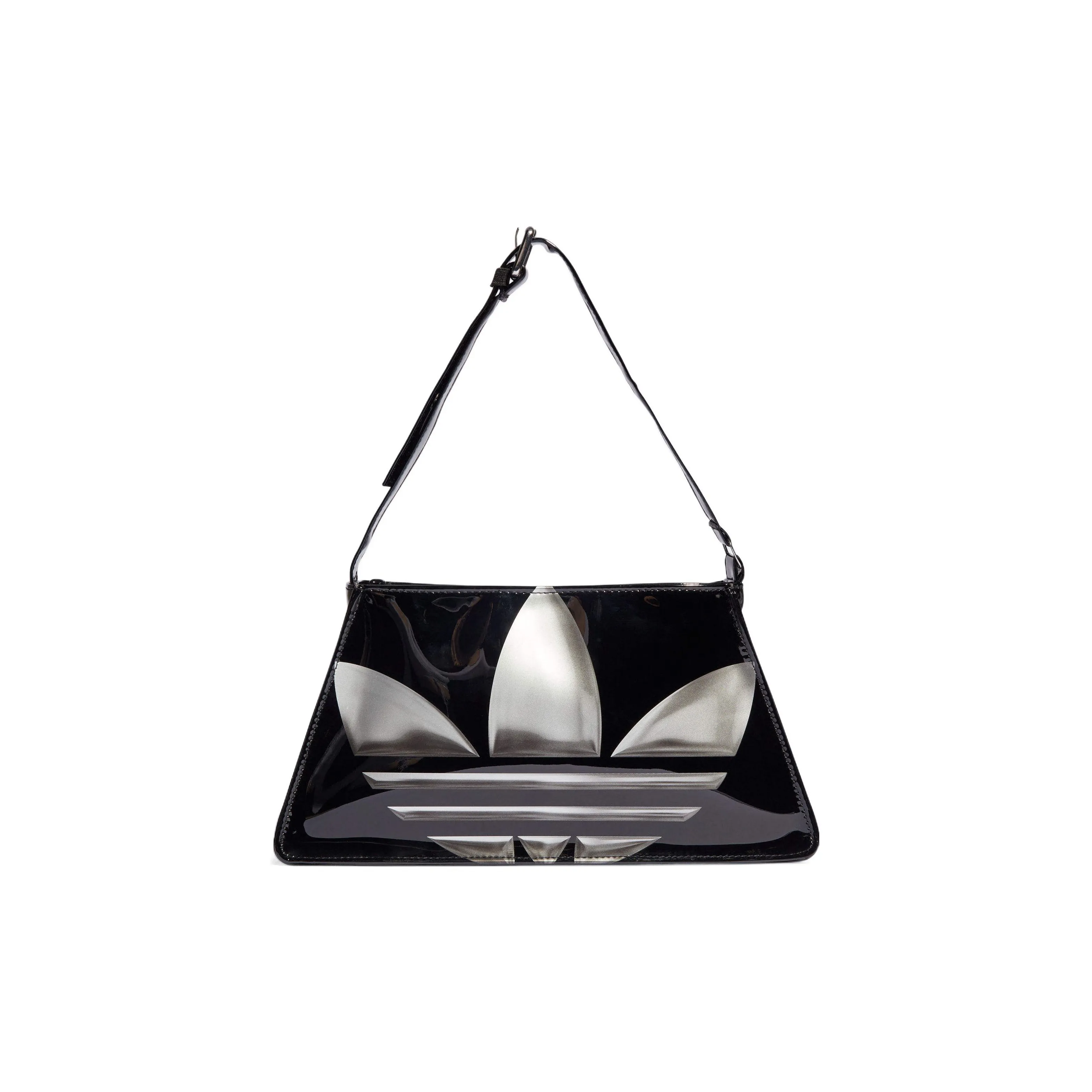 Adidas Originals Polyurethane Leather Handbag Mini Unisex Black
