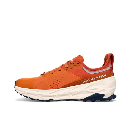 Altra Olympus 5 Беговые кроссовки Низкие Оранжево-красные Мужские