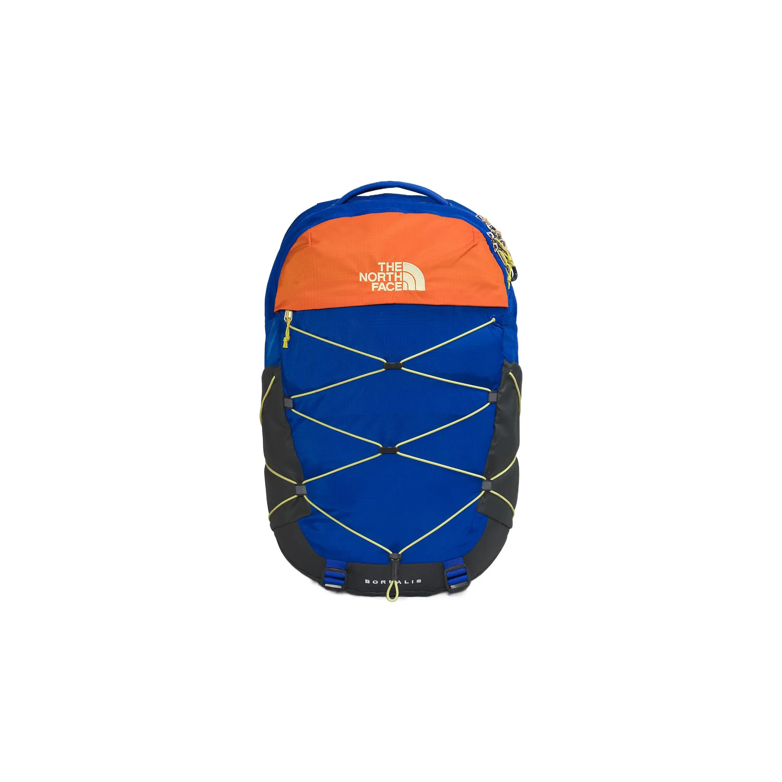 THE NORTH FACE BOREALIS 28L Backpack Double Shoulder Outdoor Bag Recycled Nylon Blue & Orange Unisex