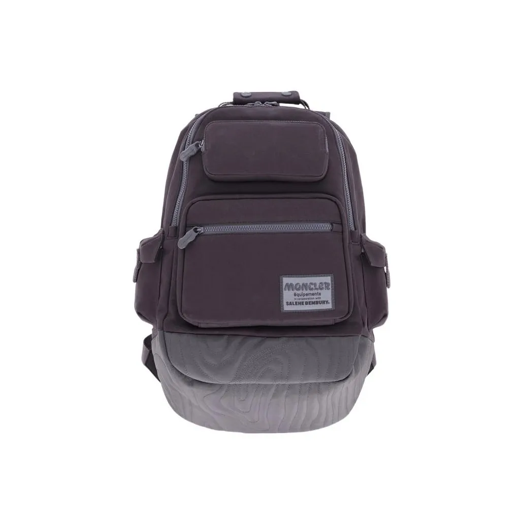 Moncler Genius Moncler X Salehe Bembury Logo Patch Zip Up Backpack
