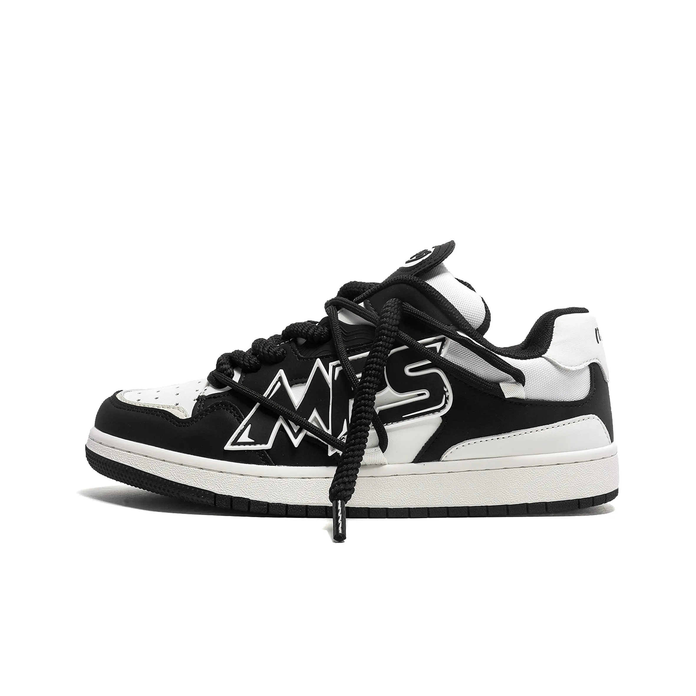 MR.PESIN Низкие кроссовки для скейтбординга унисекс черно-белые