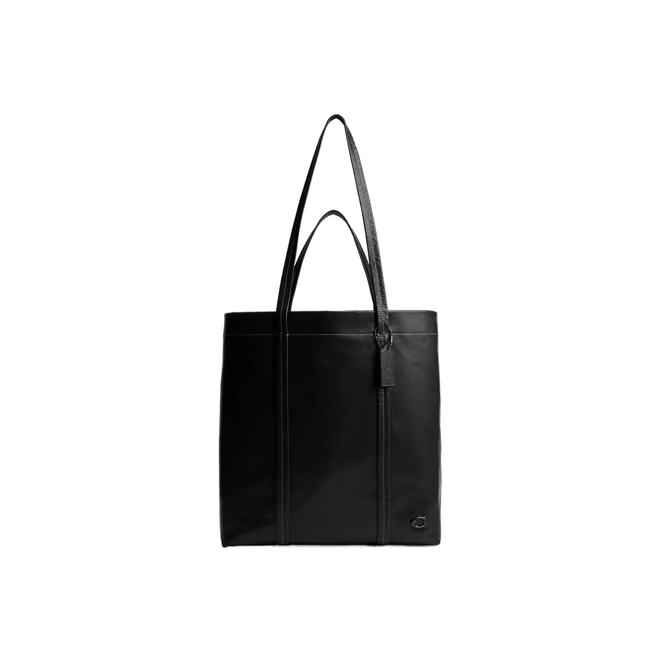 COACH Кожа Тоут Сумка Сумка для покупок Сумка Сумка через плечо Большая Мужская Черная