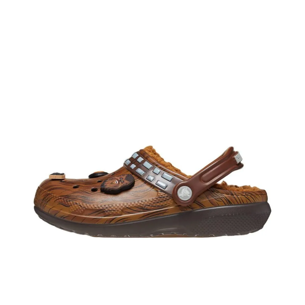 Star Wars x Crocs Classic Lined Clog 'Чубакка' Sabo Унисекс Коричневый