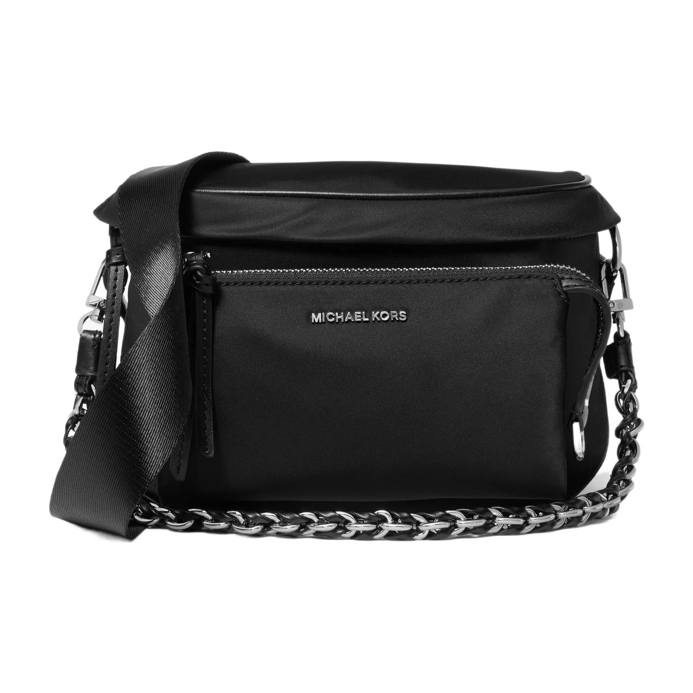 MICHAEL KORS Jet Set Travel Ткань Camera Сумка Сумка через плечо Сумка на плечо Средняя Женская Черная