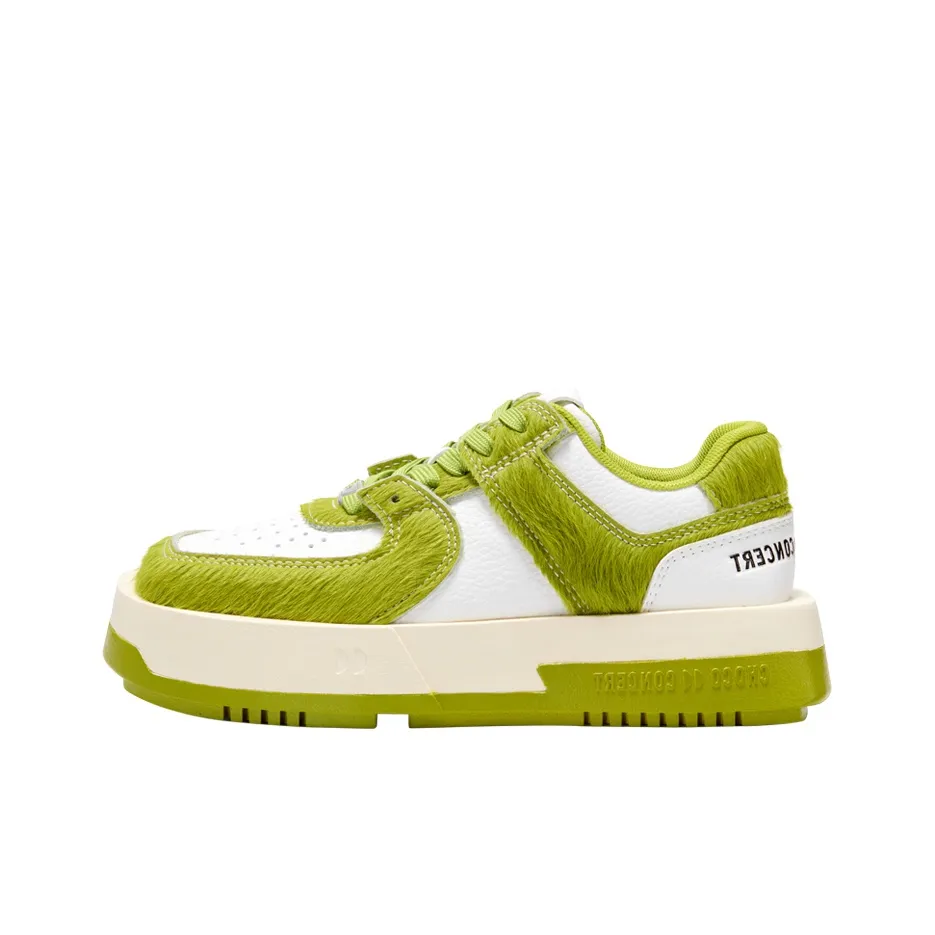 CHOCO CONCERT Противоскользящий Баланс Увеличение Высоты Низкий Топ Стильные Скейтбординги Унисекс Фруктовый Зеленый