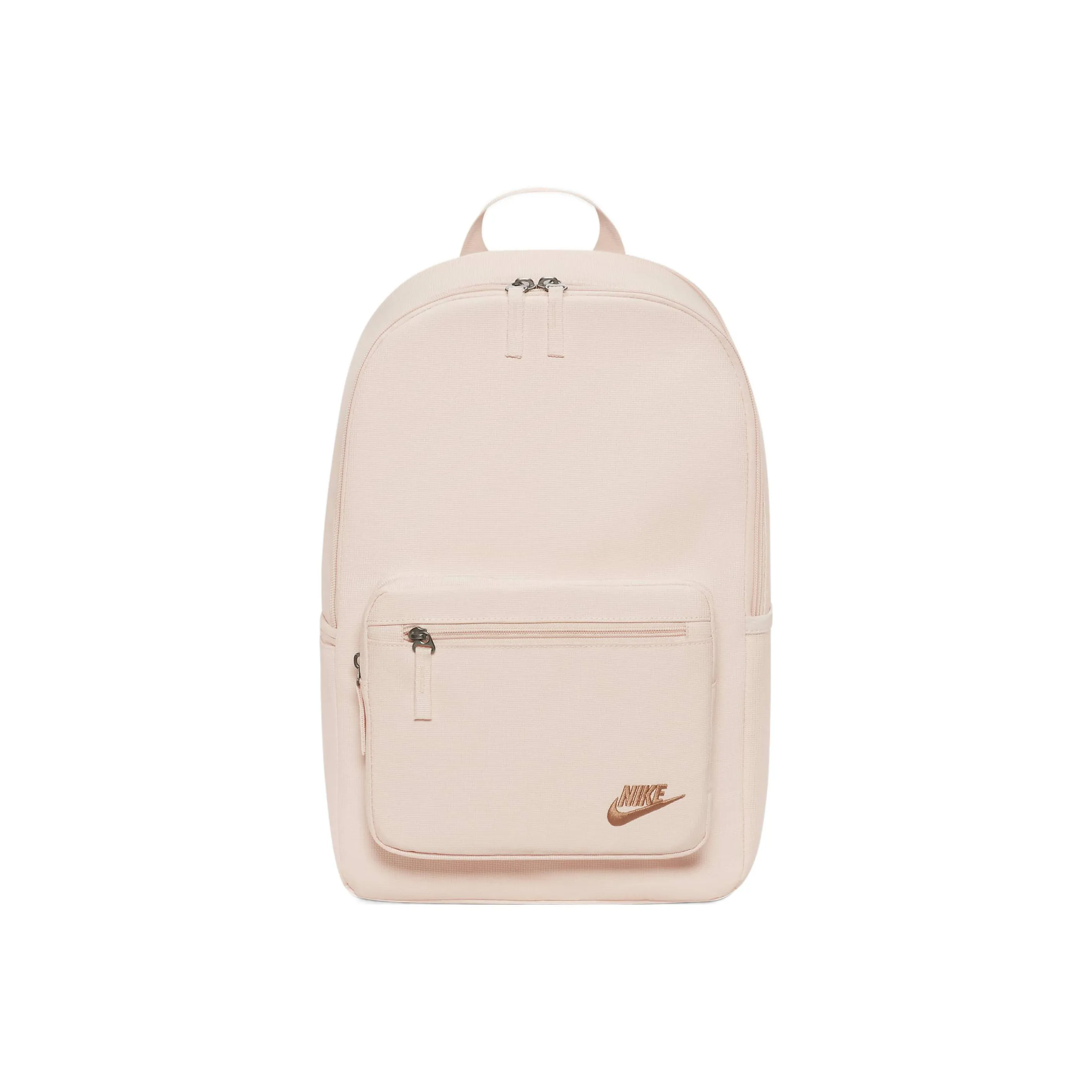 Nike Heritage Polyester Backpack Unisex Guava Ice/Amber Brown