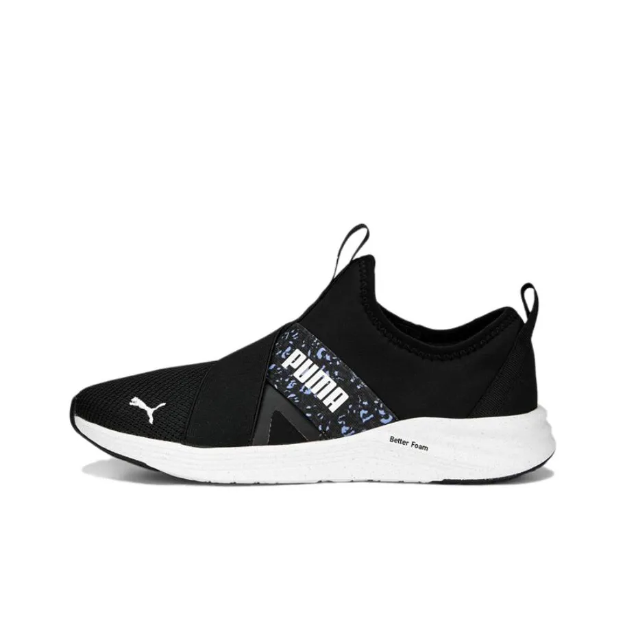 PUMA Prowl Abrasion Resistant, Breathable, Lightweight Low Top Casual Shoes Women's Black White