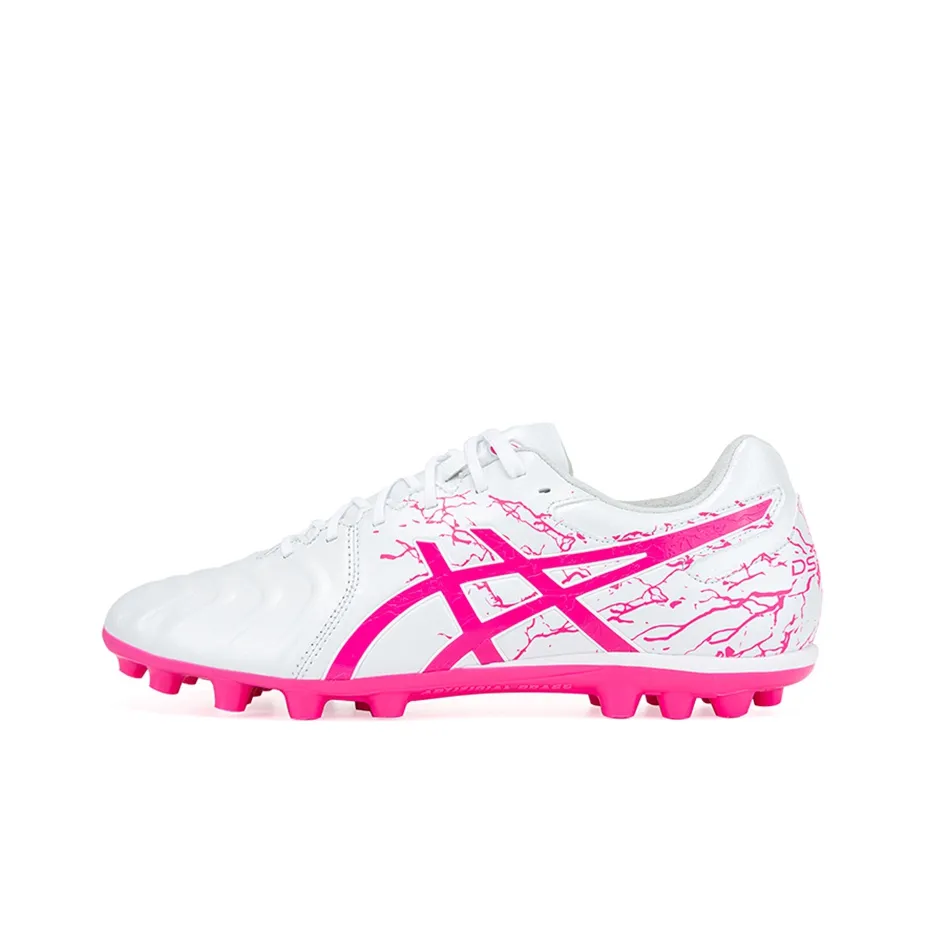 Asics DS LIGHT AG Искусственная трава Футбольные бутсы Мужские Белый Розовый