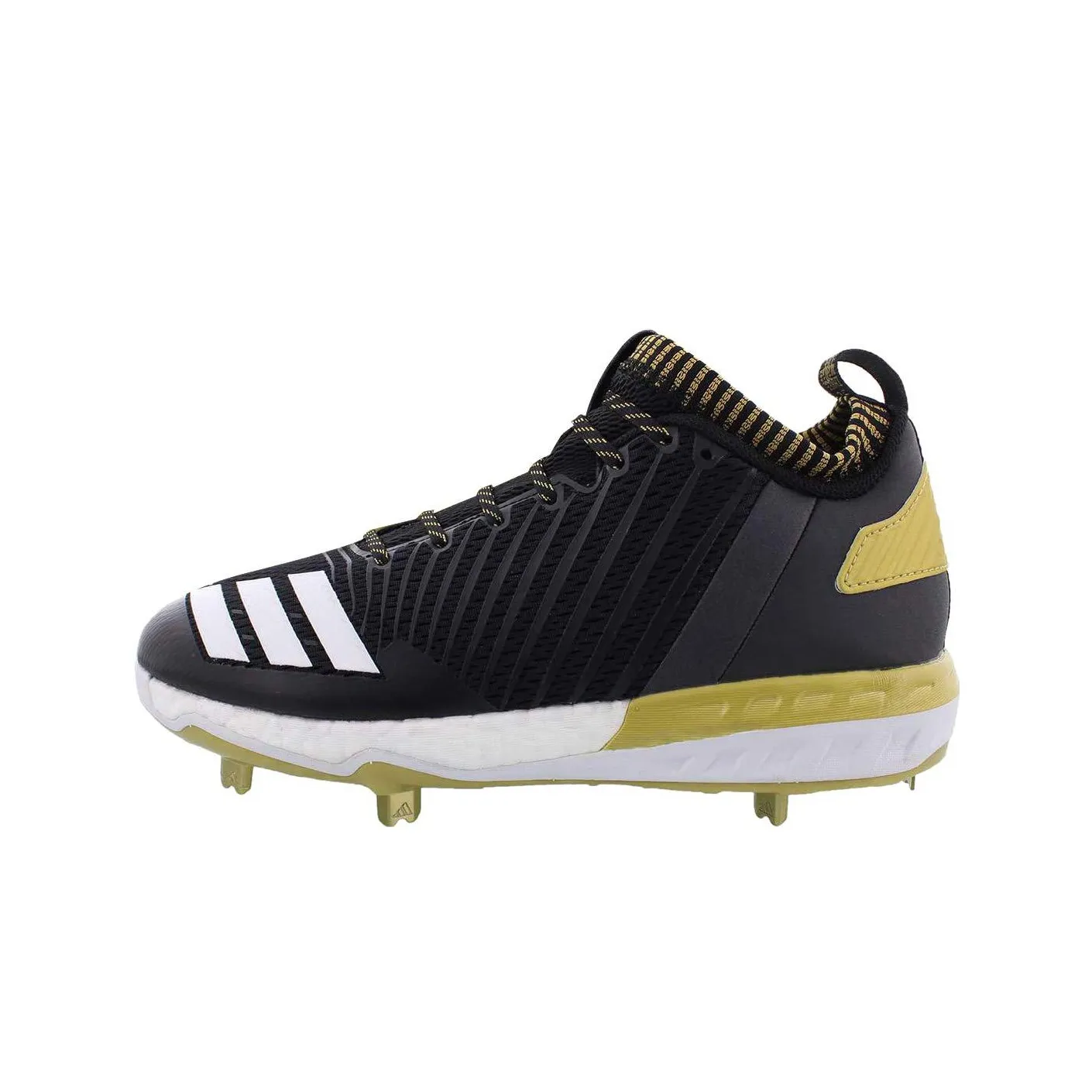 Adidas Icon 4 Baseball Cleats 'Black Carbon Gold'