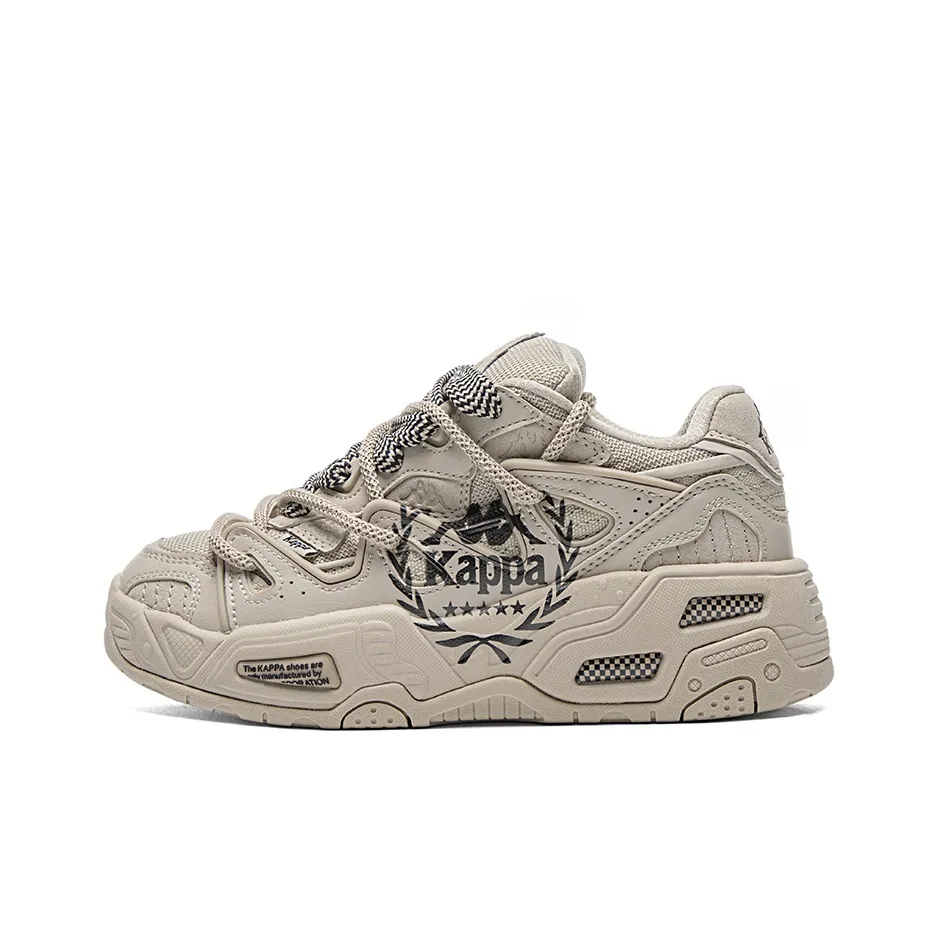 Kappa Low Top Running Shoes Unisex Oxford Brown Black