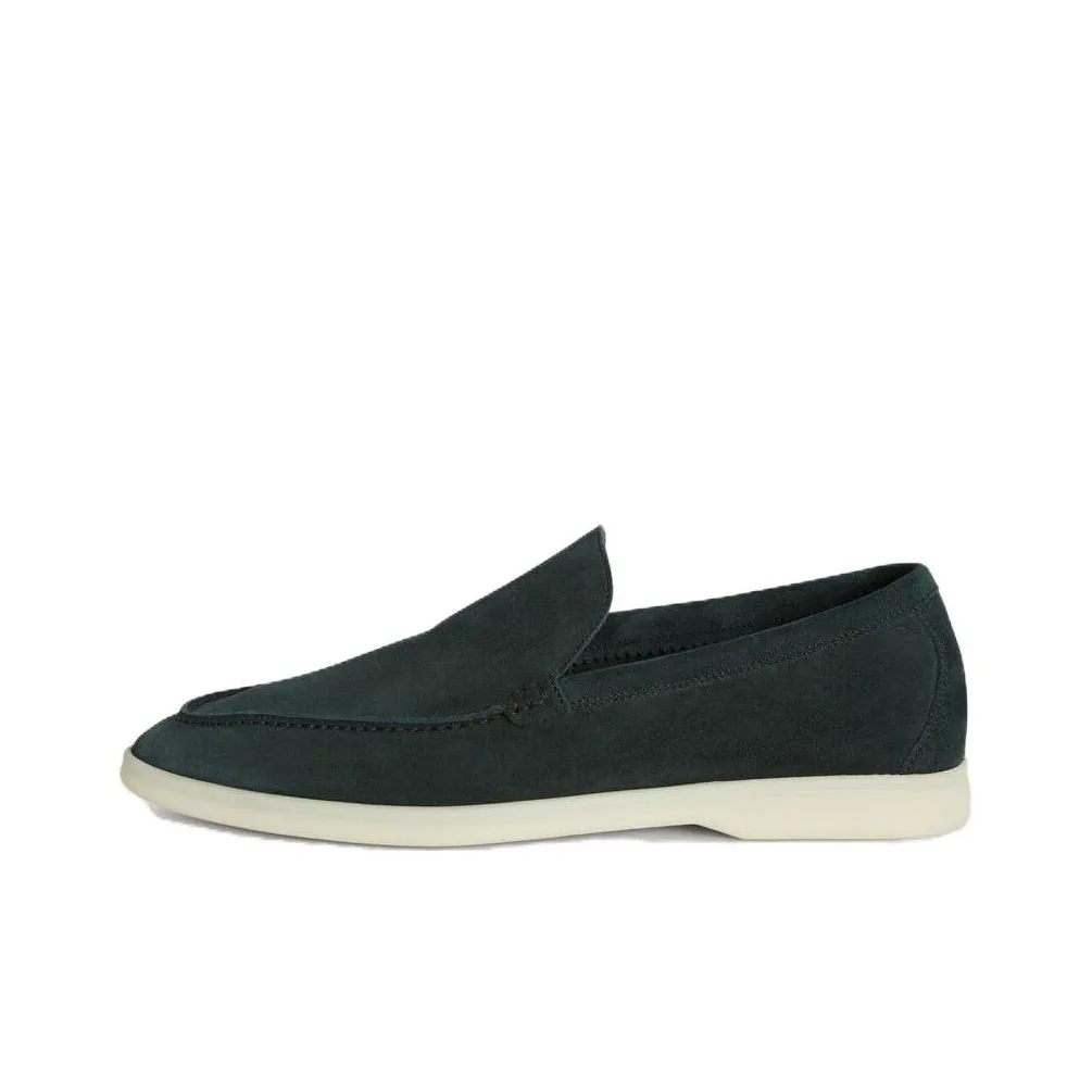 Loro Piana Summer Walk Casual Shoes Men's Dark Green